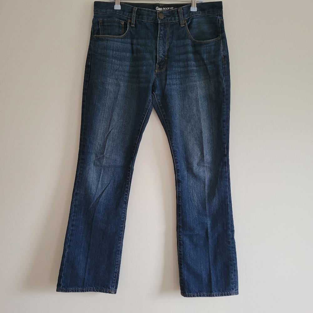 Gap Men's Boot Fit Coupe Semi-Evasee Denim Jean Pants Size 32